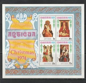 1974 Antigua - Sc 360a - MH VF - 1 SS - Christmas