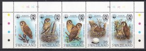 Swaziland, Fauna, WWF, Birds MNH / 1982