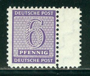 GDR West Saxony like Scott # 14N4, mint nh, variation