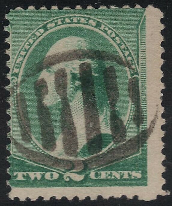 US Scott # 213 2c Washington Fancy Cancel