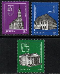 Lithuania Sc #502-504 MNH