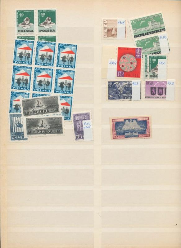 POLAND 1960s/70s Sport Space Wildlife MNH(Appx 400+Stamps) (Ref Ac1401