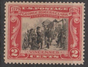 U.S. Scott #651 George Rogers Clark Stamp - Mint NH Single