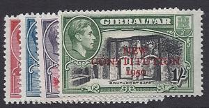 Gibraltar # 127-130 MH