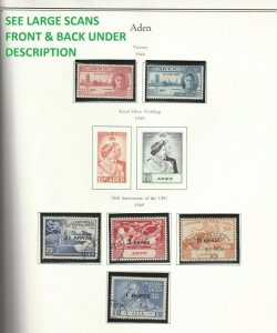 OAS-CNY EDGVI-1 GEORGE VI PAGE 10 ADEN VICTORY 1946