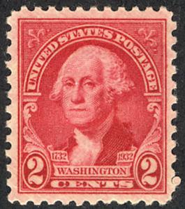 US #707 SCV $115.00 XF-SUPERB mint never hinged, a large margined stamp with ...