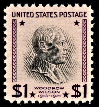 US 832 MNH VF $1 Woodrow Wilson