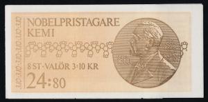 Sweden 1712a Booklet MNH Nobel Prize for Chemistry