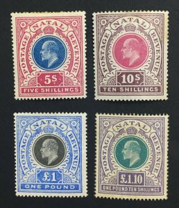 MOMEN: NATAL SG #140-143 MINT OG H LOT #61133