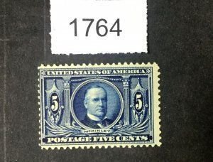 Sc# 326 MNH 1904 5c blue Louisiana Purchase