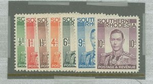 Southern Rhodesia #42/49v Unused Multiple