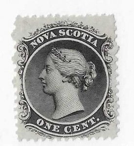 Nova Scotia Sc #8a  1c on white paper  OG VF