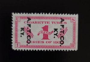 Series of 1933 1c Cigarette Tubes, Rose, RH3