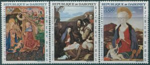 Dahomey 1966 SG268-270 Christmas set MLH