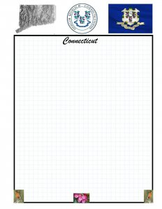MAC'S 100 BLANK PAGES- ANY State For Stamps, School Projects, Scrapbooks, Trips 