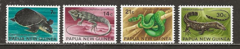 Papua New Guinea Scott catalog # 344-347 Unused Hinged