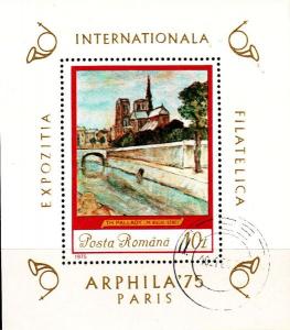 RUMÄNIEN ROMANIA [1975] MiNr 3265 Block 120 ( O/used ) Gemälde