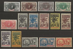 Ivory Coast 21-36 MH (toned) VF 1906-07 SCV $312.90 (jr)