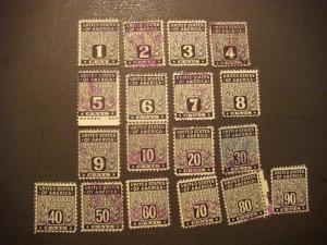 US #PN1-18 postal notes full set    s71e