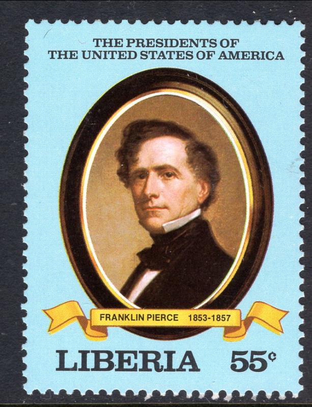 Liberia 821 Franklin Pierce MNH VF