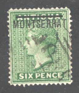 MONTSERRAT #2  Used,  VF,   CV $50.00  ....   3990002