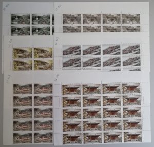 China Ancient Temples 6v Half Sheets 20 sets 1997 MNH SC#2776-2781