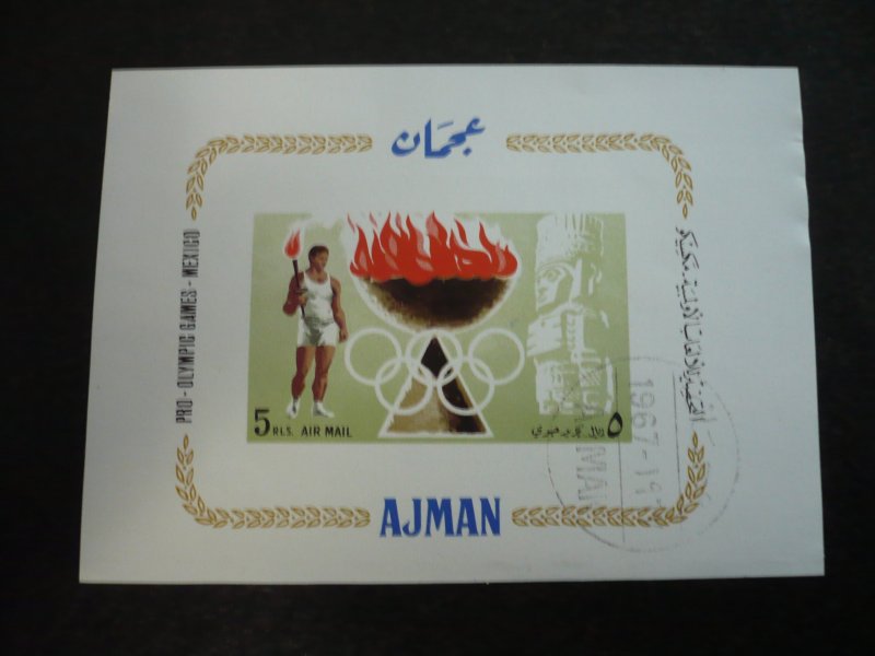 Stamps - Ajman - Cinderella - CTO Souvenir Sheet