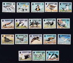 Jersey 1998 - Birds Definitives  - MNH 2  sets # 825-832 , 864-871