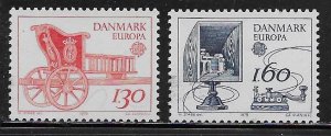Denmark Scott #'s 651 - 652 MNH