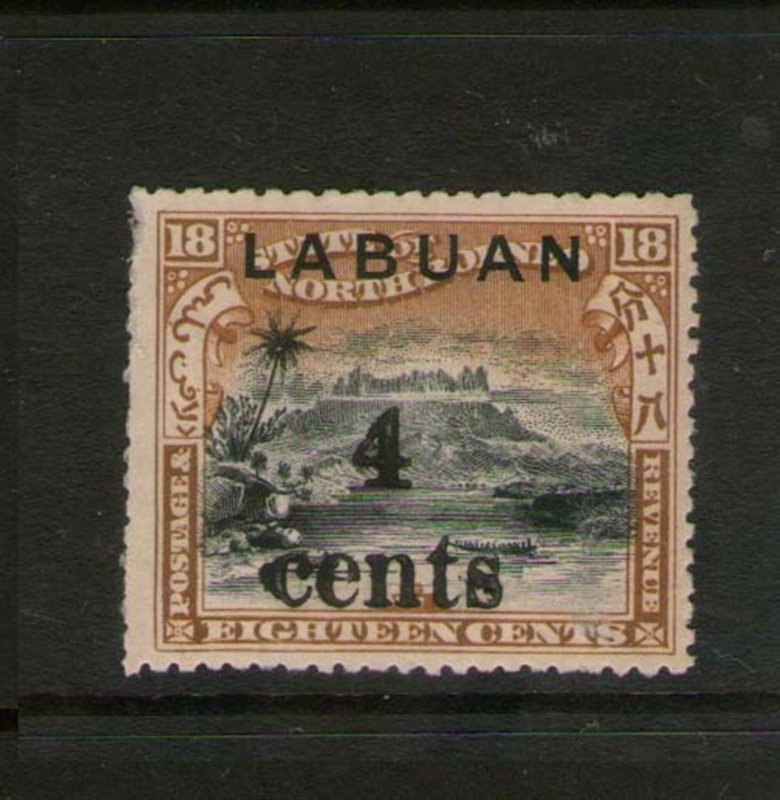 Malaya S. Setts. Labuan 1904 Sc 114 MNH