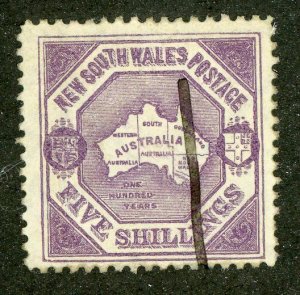 4878 BCX  1890 New South Wales Sc.# 87c used cv $115 ( Offers welcome )