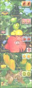 #4258-62 Tropical Fruit BGC FDC Set