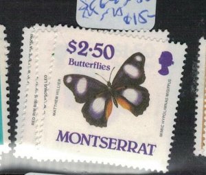 Montserrat Butterfly SC 647-50 MNH (3efj) 