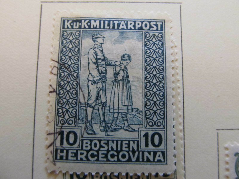 Bosnia & Herzegovina 1918 10+10h fine used semi-postal stamp A13P18F77