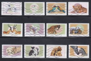 France 2023 Sc#6378-6389 Tender Animals (2023) Used