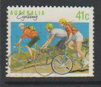 Australia SG 1180a  FU - from booklet bottom imperf -  Au...