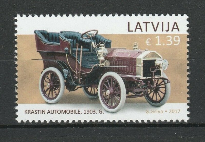 Latvia 2017 Cars MNH stamp