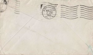 Canada 1935 Edmonton to Calgary RETURN TO SENDER 3c Medallion Cover 