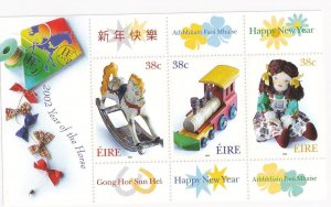 IRELAND YEAR OF THE HORSE S/SHEET POST OFFICE FRESH