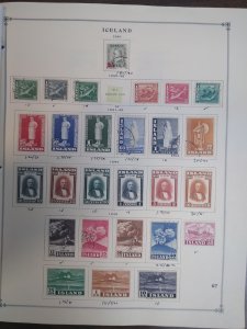 collection on pages Iceland 1940-49 FW: CV $77