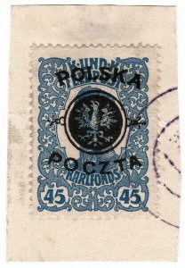 (I.B) Poland Postal : First Lublin Issue 45h