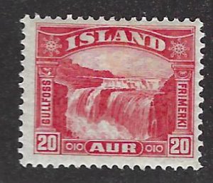 Iceland SC#171 Mint F-VF hr...Worth a Close Loo