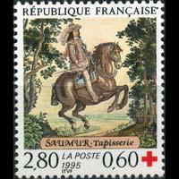 FRANCE 1994 - Scott# B663 Tapestry-Horse 2.8f NH
