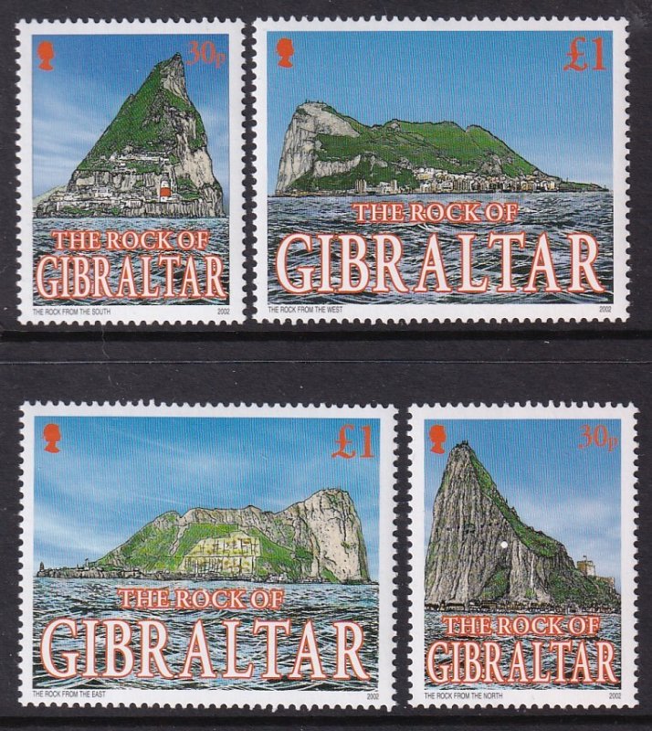 Gibraltar 917a-917d Singles MNH VF