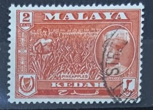 KEDAH 1959 2 CENTS SG105 FINE USED