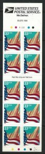 PCBstamps   US #3278j Bk Pane $3.30(10x33c)Flag & City  MNH, (1)