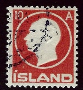 Iceland SC#93 Used F-VF CV$12.00...in Demand!