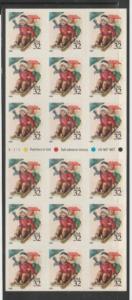 U.S. Scott #3013a Christmas Stamp - Mint NH Booklet Pane