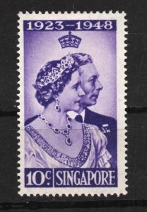 Singapore  (1948)  - Scott # 21,    MH