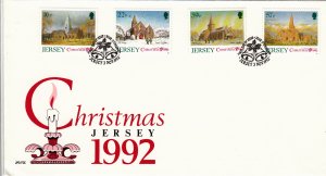 Jersey 1992 Christmas on FDC